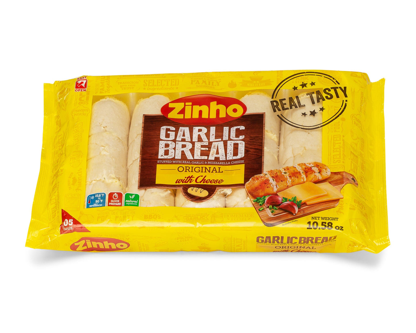 Garlic Bread - 5 Units | Zinho