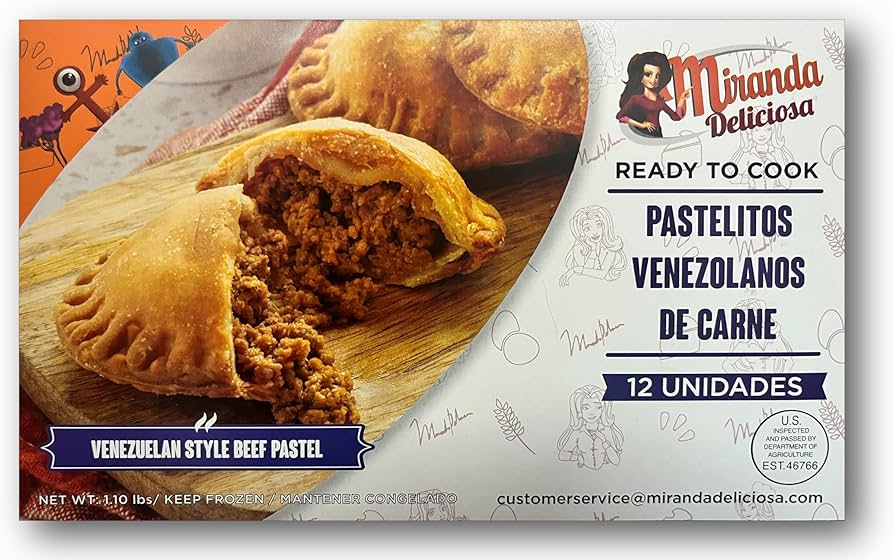 Pastelitos venezolanos de Carne - 12 units | Miranda Deliciosa