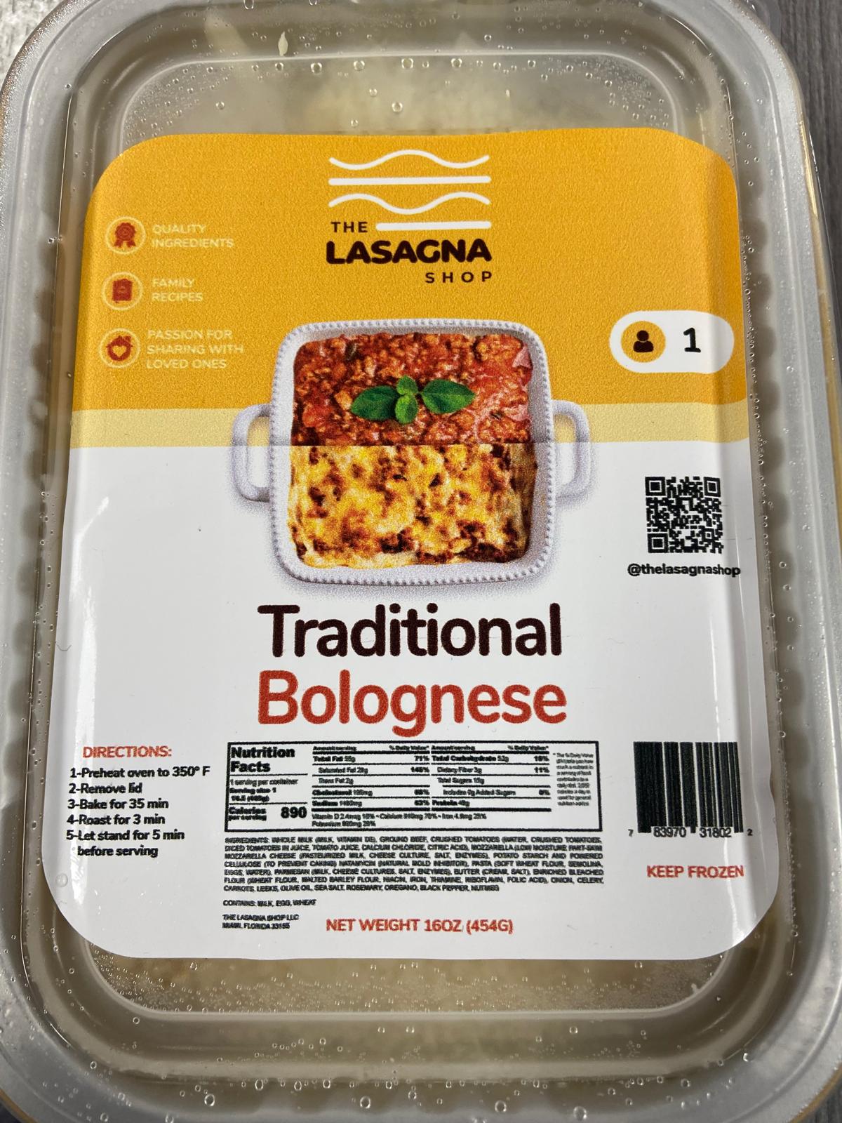Traditional Bolognese - 16oz | The Lasagna Shop