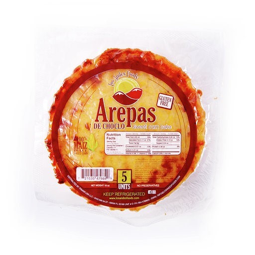 Arepas de choclo/ Los Andes Foods/ 5unidades