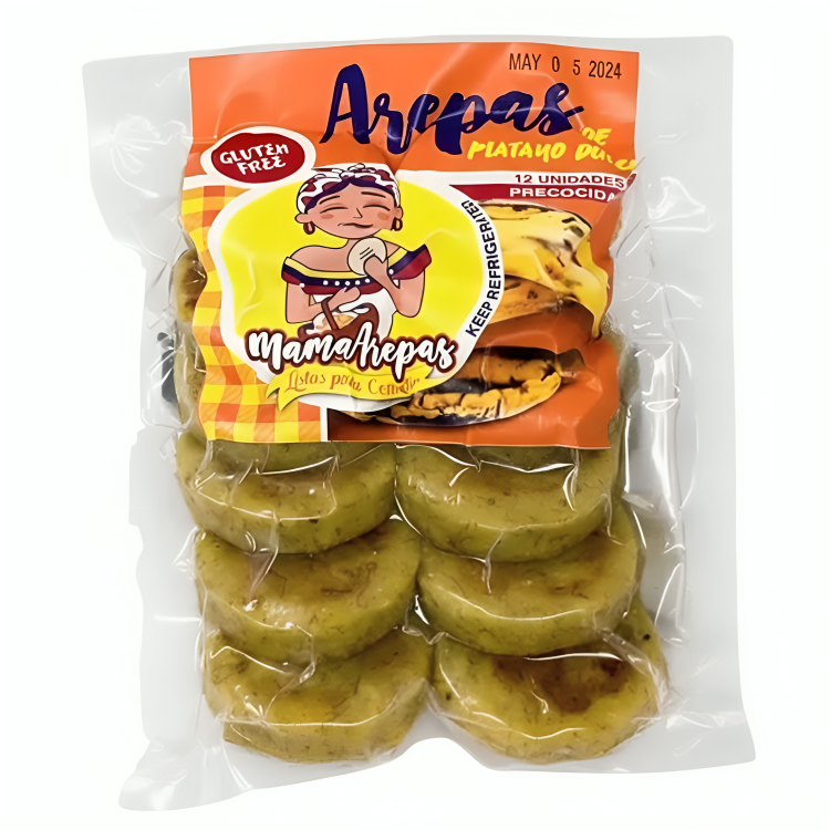 Arepas de Platano - 10 Units | Mama Arepas