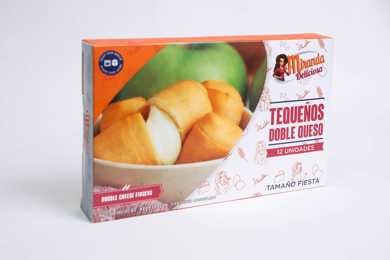 Tequeños Doble Queso - 12 units / Miranda Deliciosa