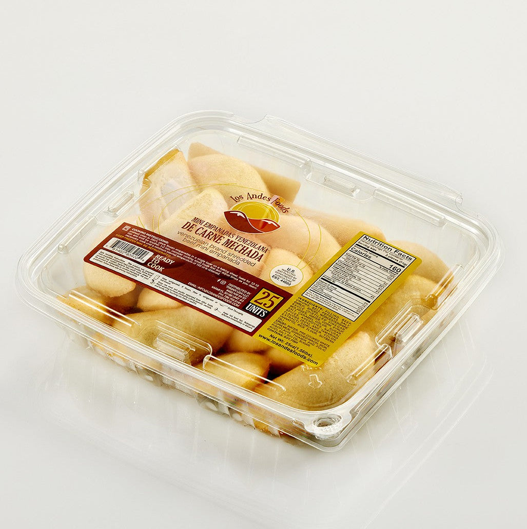 Mini Empanadas Venezolana de Carne mechada - 25 units | Los Andes Foods
