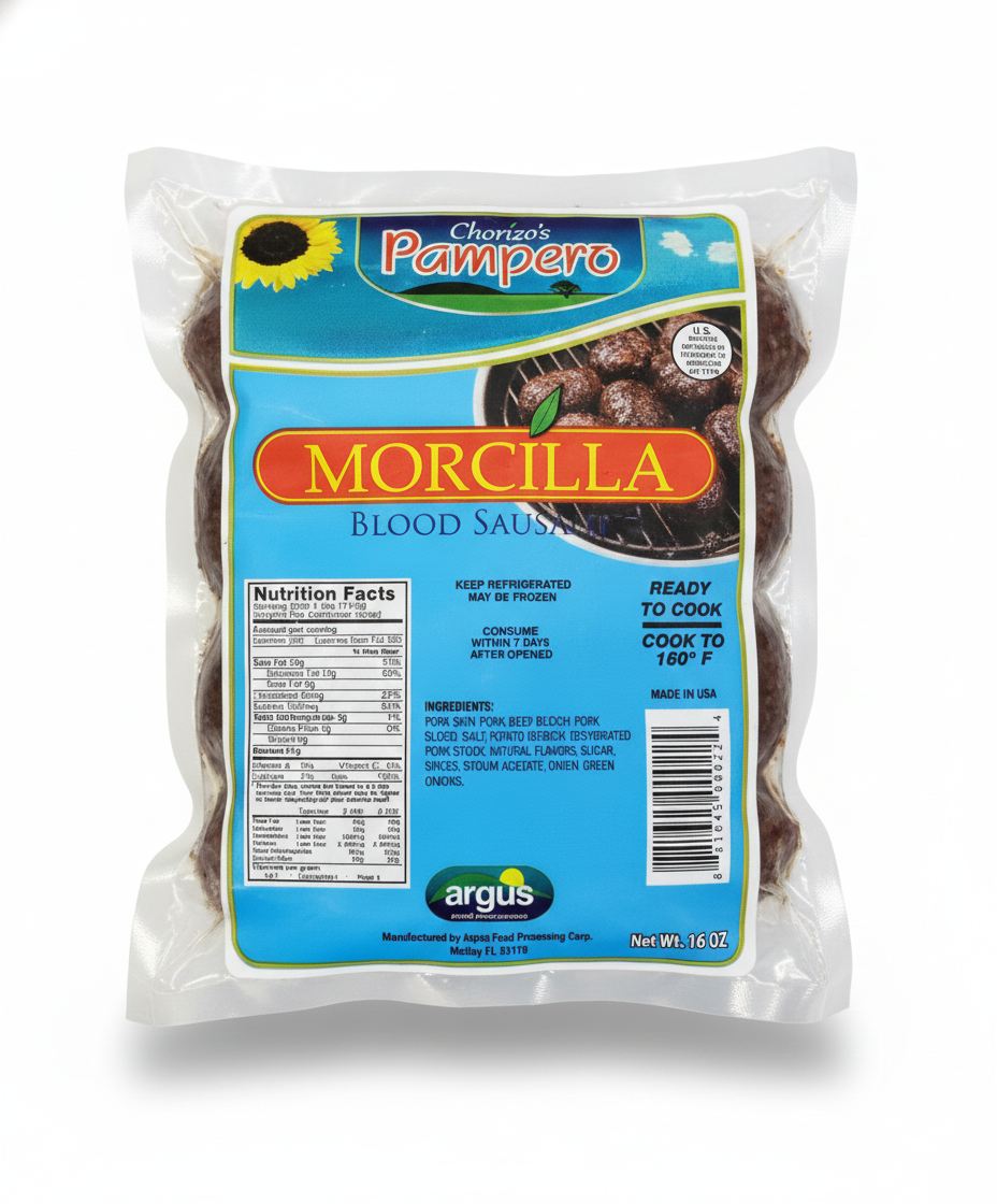 Morcilla 16 oz | Chorizo's Pampero