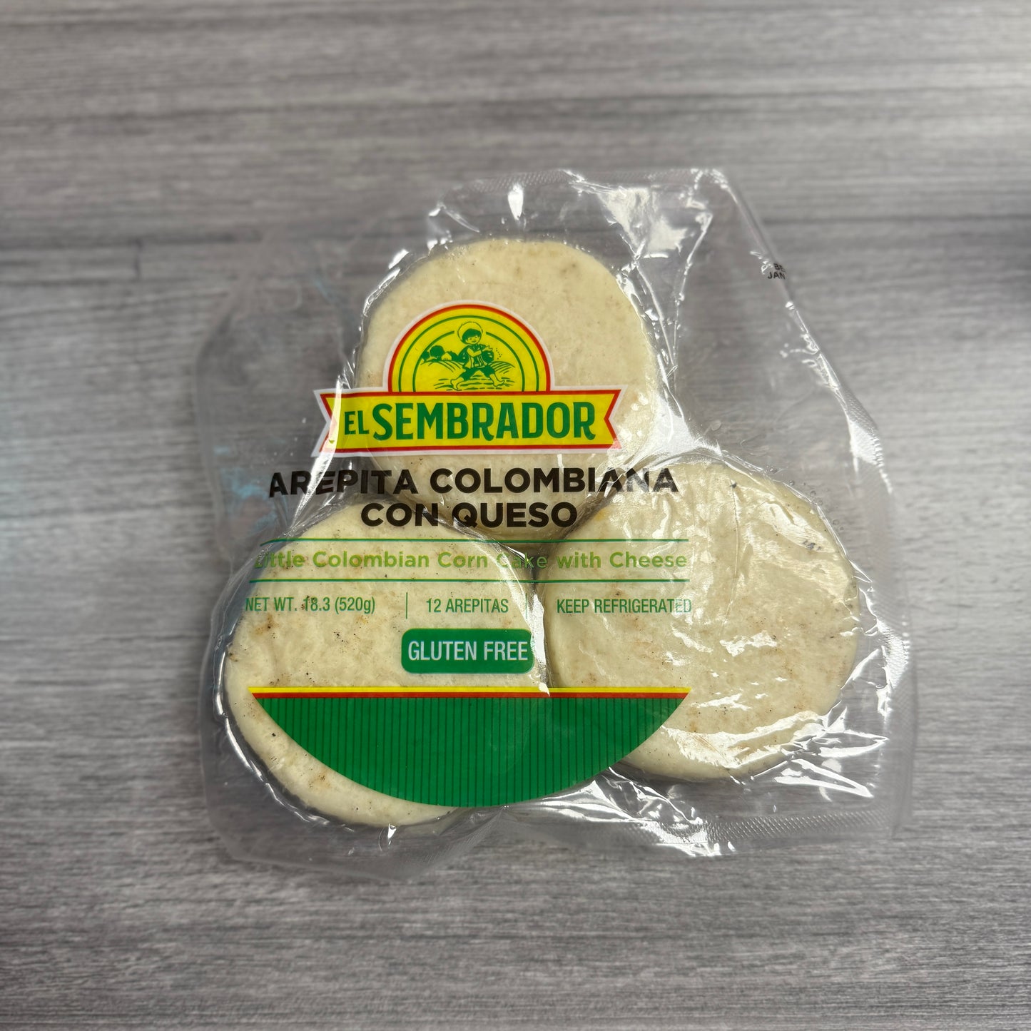 Arepita Colombiana con Queso - 12 units | El Sembrador