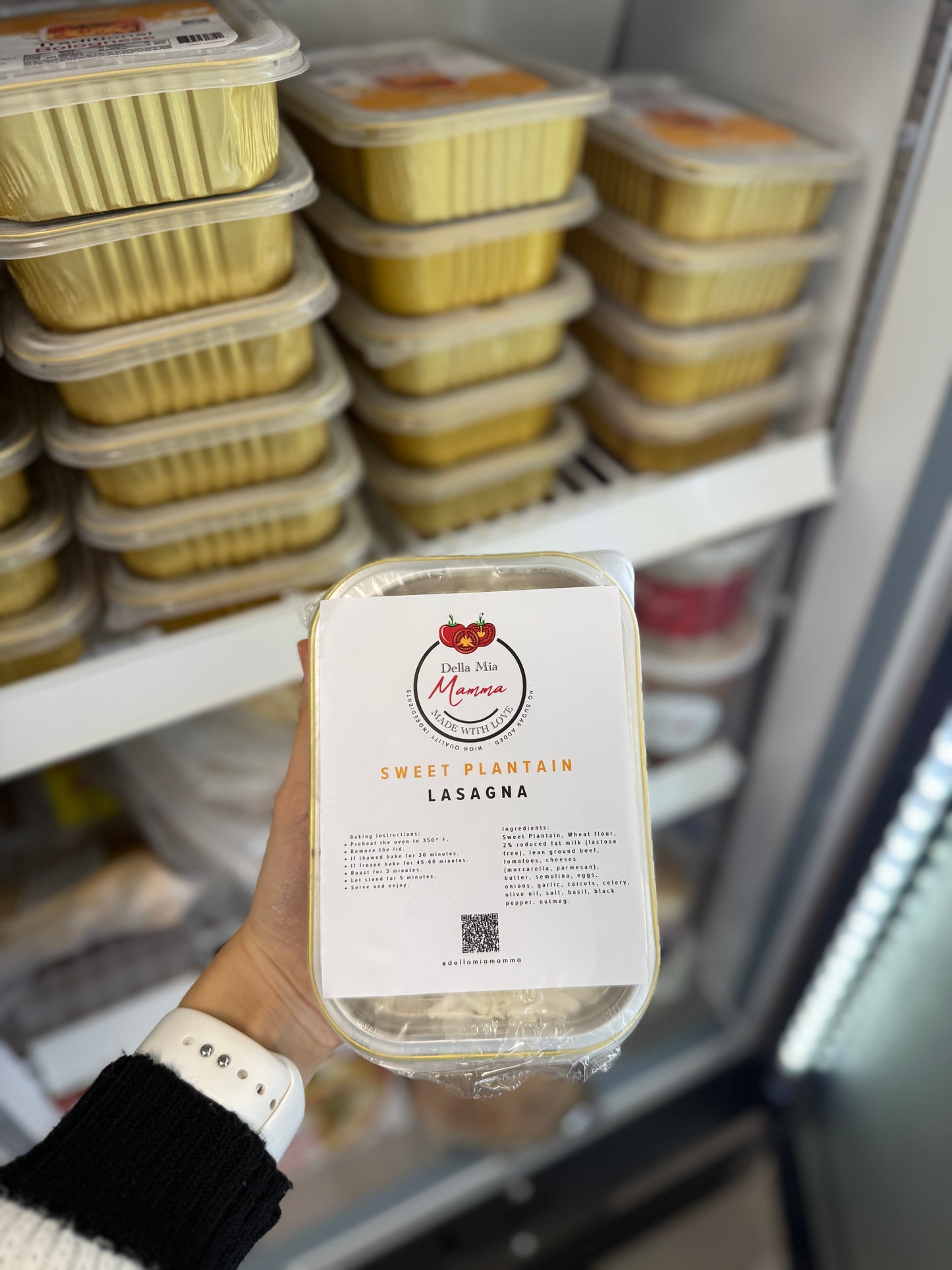 Sweet Plantain Lasagna - individual | Della Mia Mamma