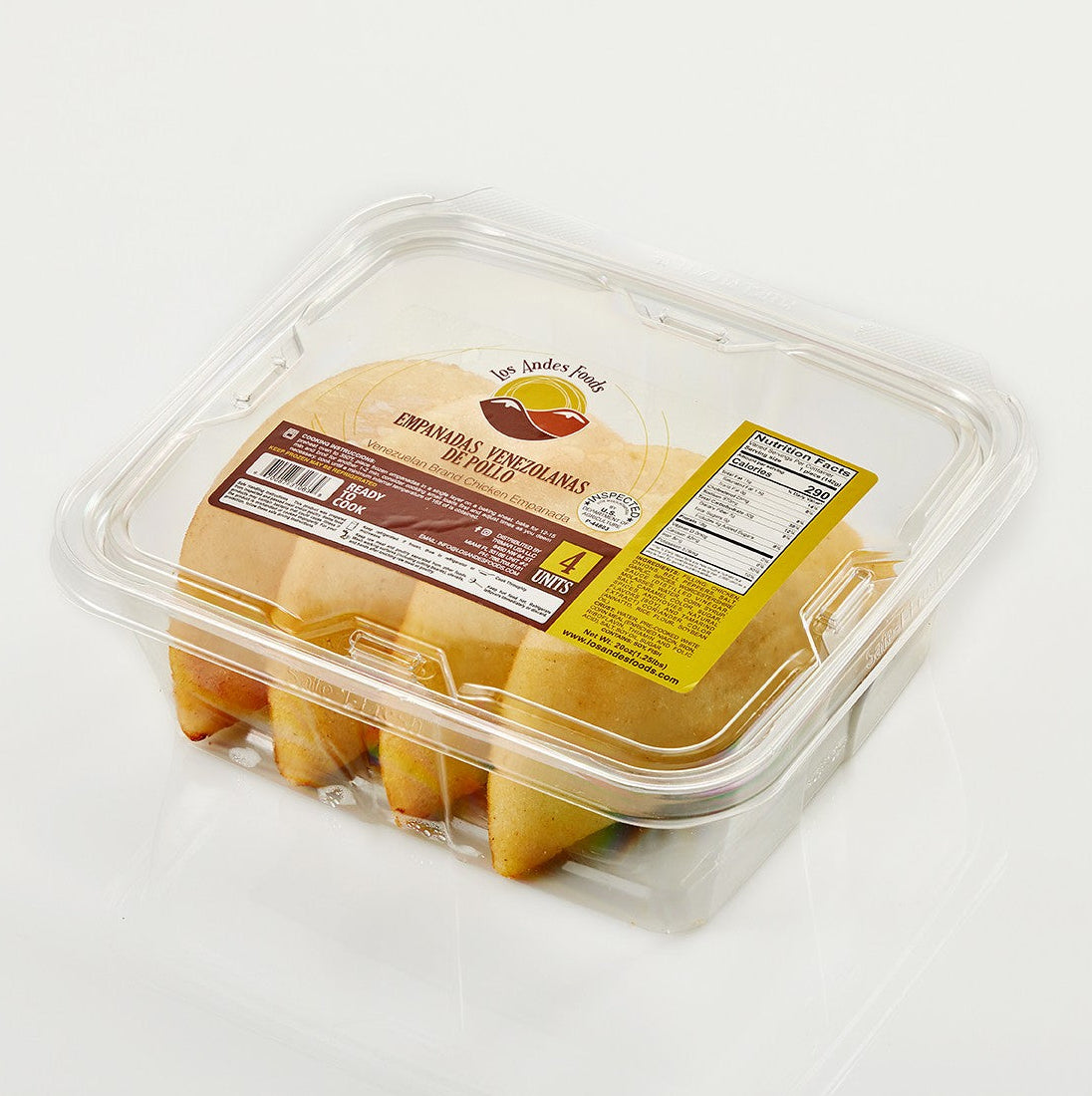 Empanadas Venezolanas de Pollo - 4 Units | Los Andes Foods
