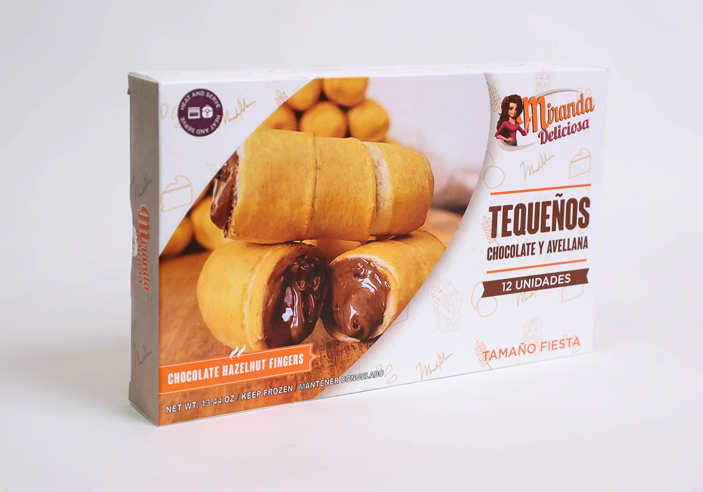 Tequeños Choco-Avellana- 12c units / Miranda Deliciosa