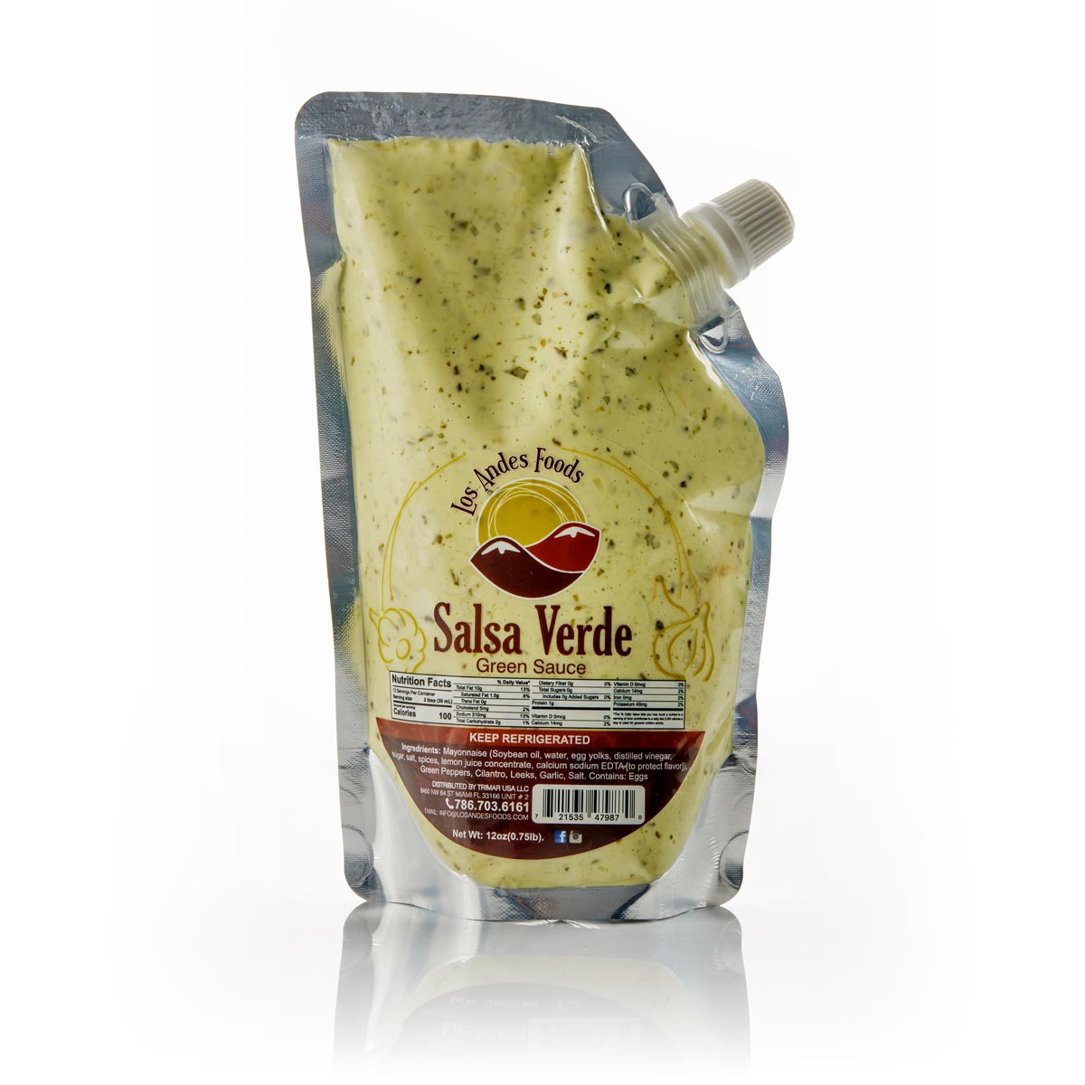 Salsa Verde Venezolana/ Los Andes Foods (12 oz)