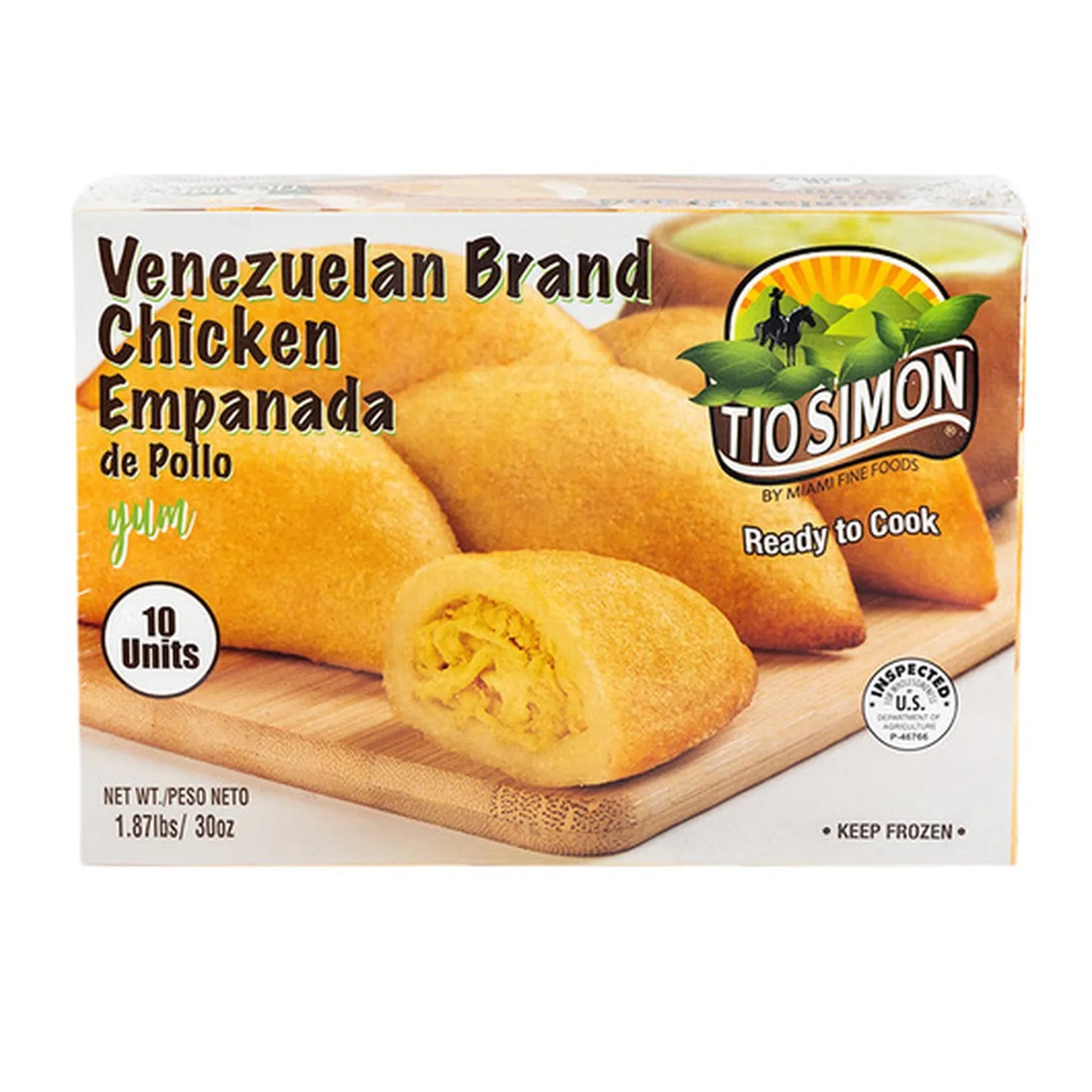 Empanadas de pollo - 10 units | Tio Sol