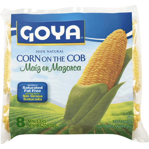 Goya mini maíz en mazorca 8 unidades