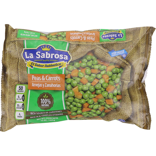Arvejas y Zanahorias/ La Sabrosa/15oz