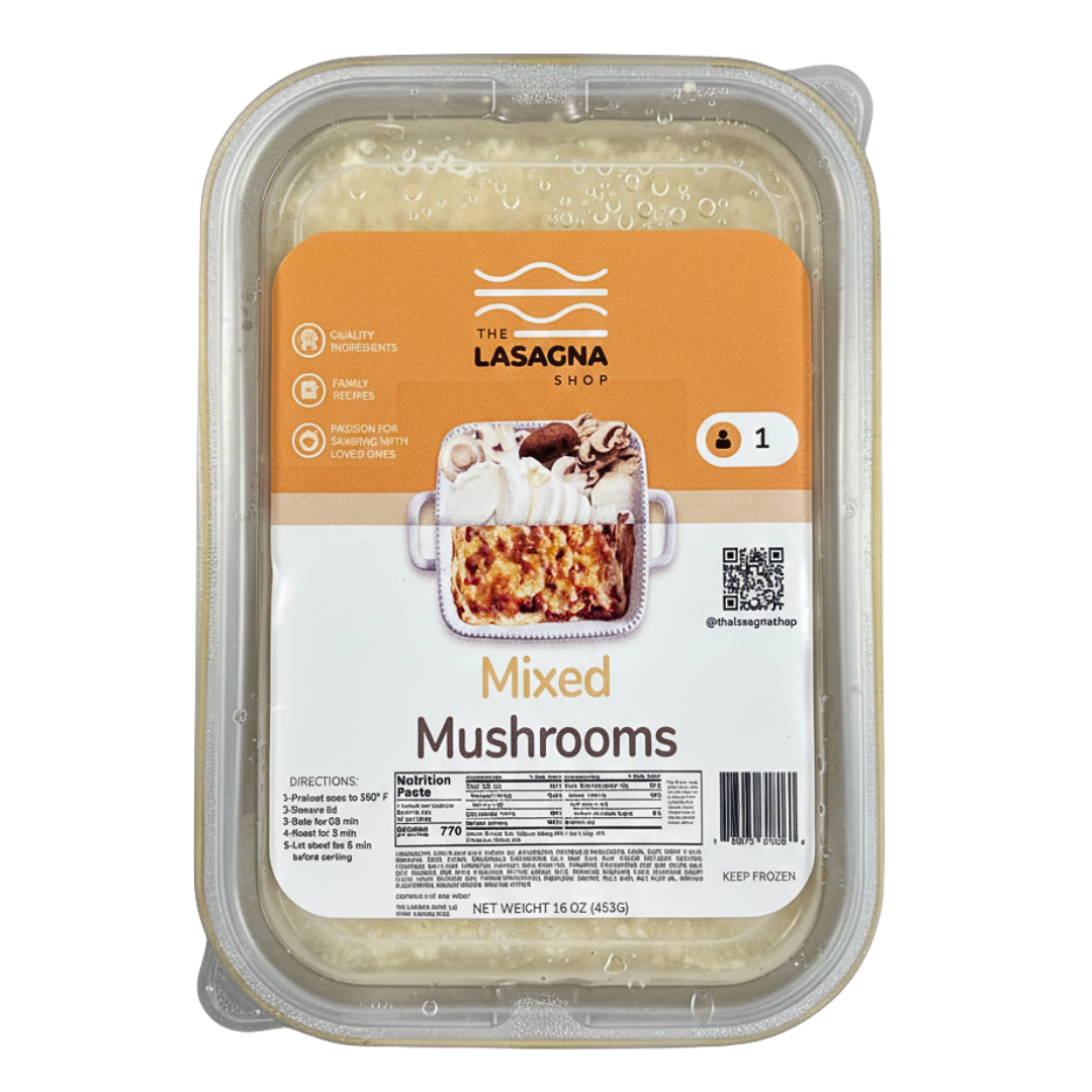 Mixed Mushrooms 16 oz | The Lasagna Shop