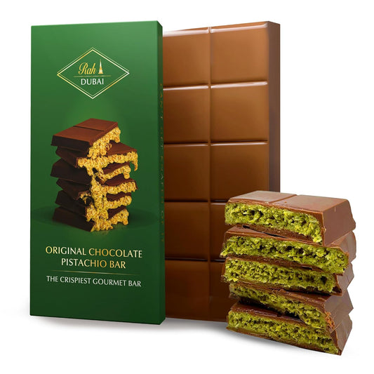 Original Chocolate Pistachio Bar 100g | Rah Dubai