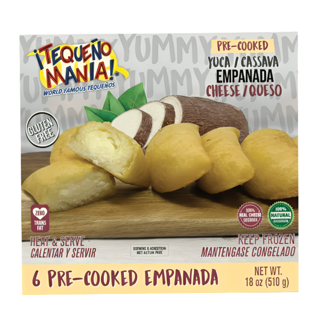 Empanada de yuca con queso - 6 Units | Tequeño Mania