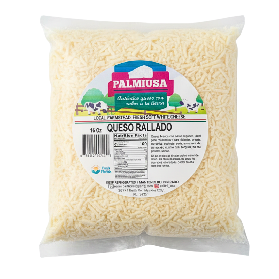 Queso Rallado 16 oz | Palmiusa