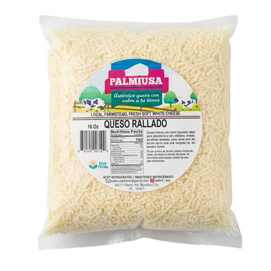 Queso Rallado 16 oz | Palmiusa