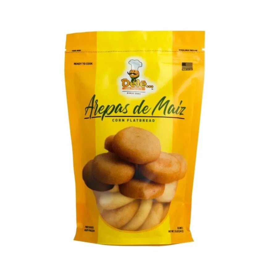 Arepas de Maiz/ Dele Foods /16unidades
