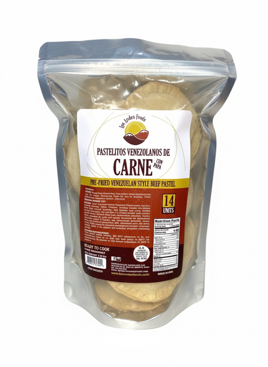Pastelitos Venezolanos de Carne - 14 Units | Los Andes Foods