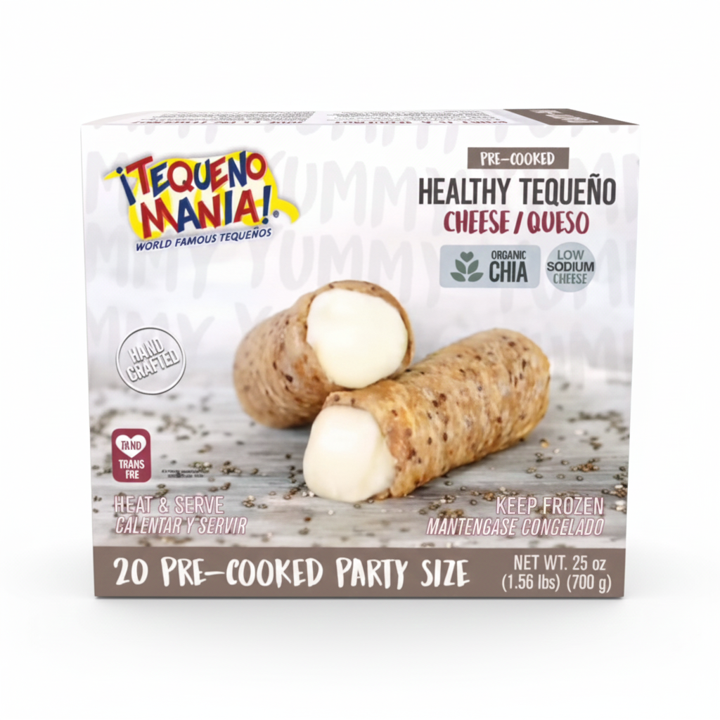 Healthy Tequeño Queso Chia - 20 units | Tequeño Mania