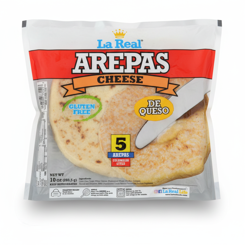 Arepas Queso - 5 Units | La Real