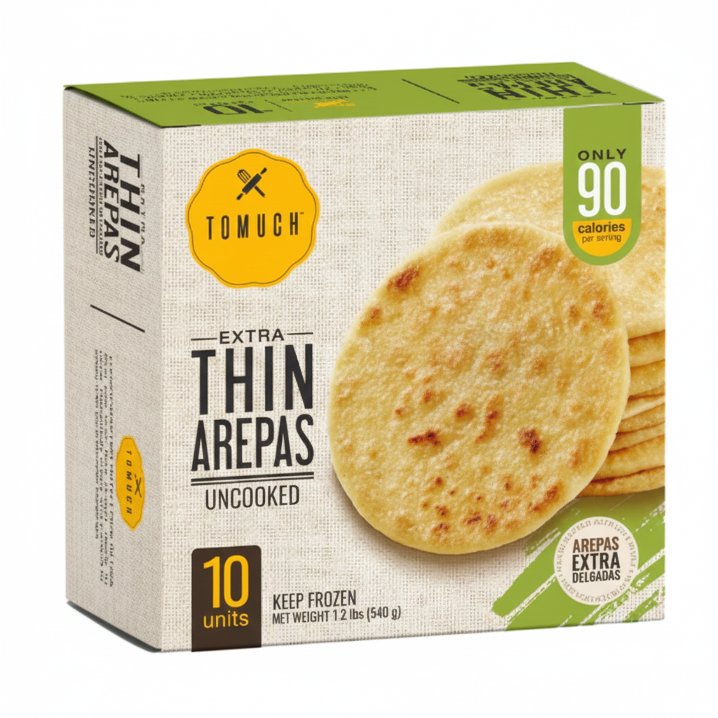 Extra Thin Arepas - 10 Units | TQMUCH