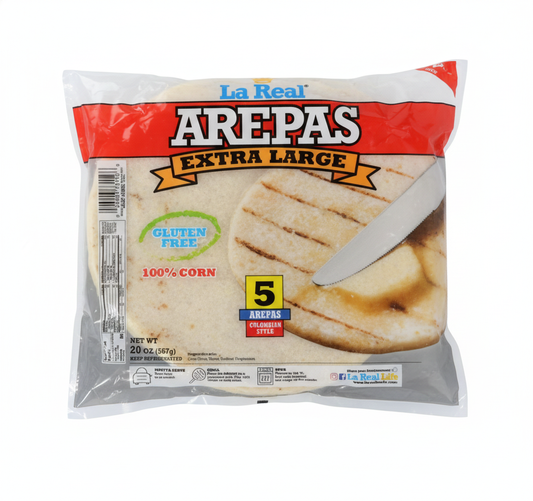 Arepas Extra Large - 5 Units | La Real
