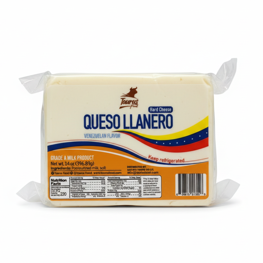 Queso Llanero en Trozo 14 oz | Taurus