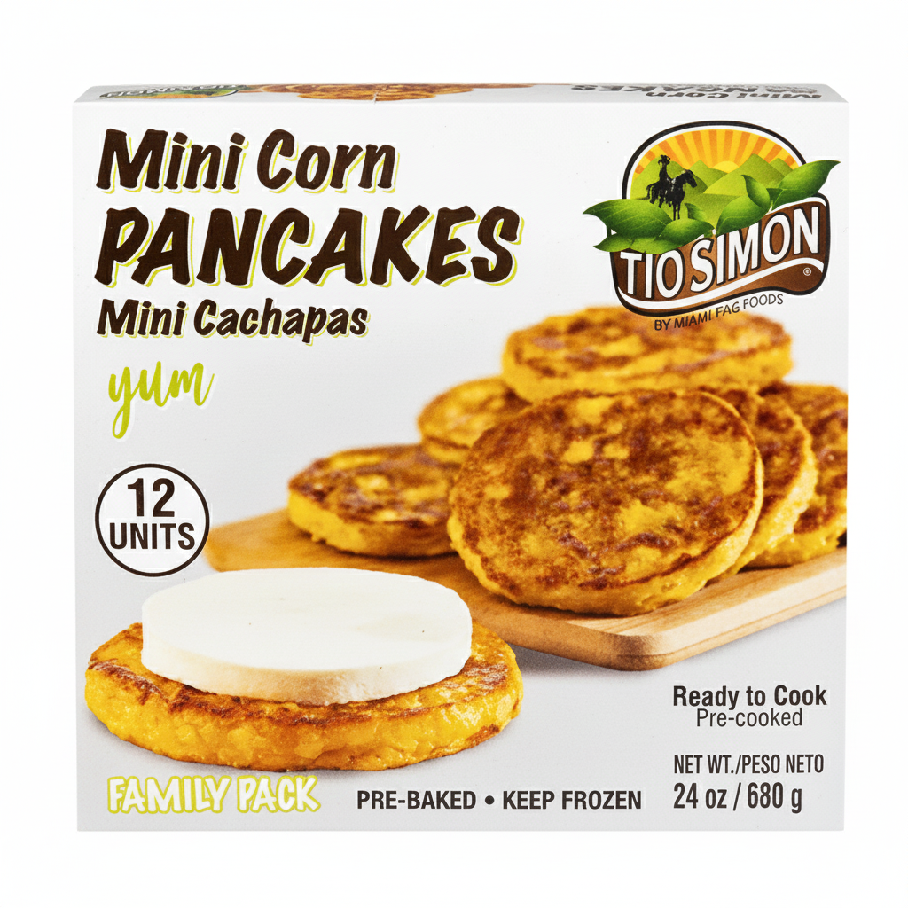 Mini cachapas - 12 units | Tio Sol