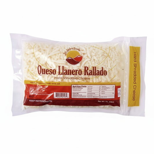 Queso Llanero rallado (1 lb / 16 oz) | Los Andes Foods