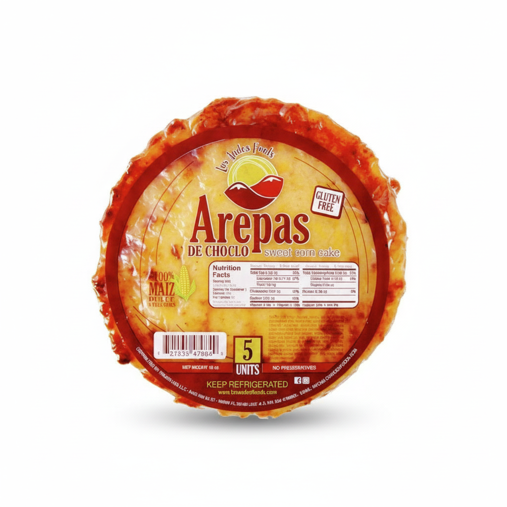 Arepas de choclo - 5 Units | Los Andes Foods