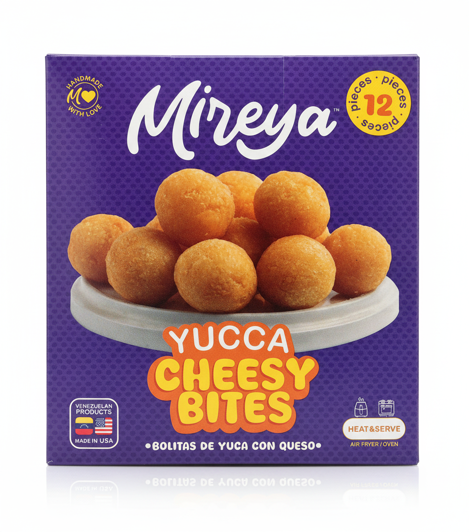 Bolitas de Yuca con queso - 12 Units | Mireya