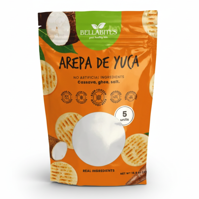 Arepa de Yuca - 5 Units | Bella Bites