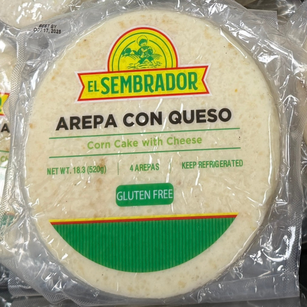 Arepa con Queso - 4 units | El Sembrador