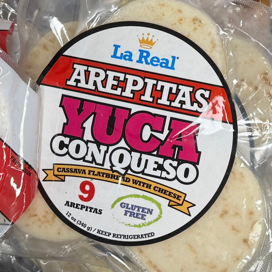 Arepitas de Yuca con Queso - 9 units | La Real