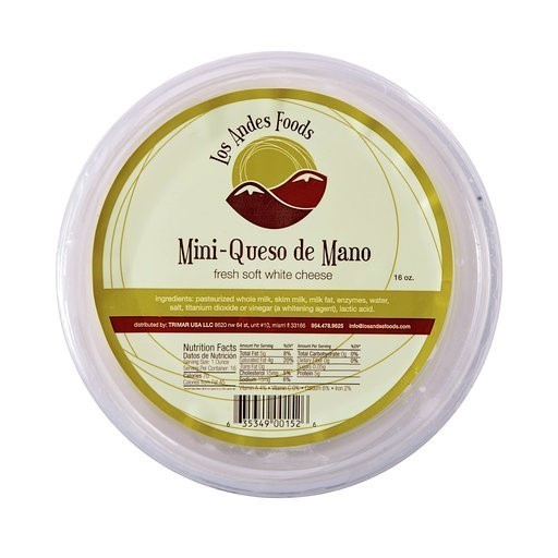 Mini Queso de Mano (5 units / 16 oz) | Los Andes Foods