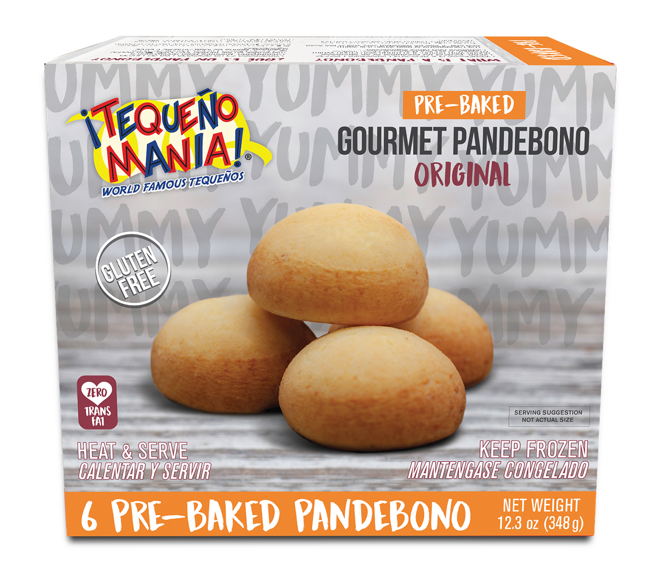 Pan de Bono Original/ Tequeño Mania Gluten free/ 6unidades