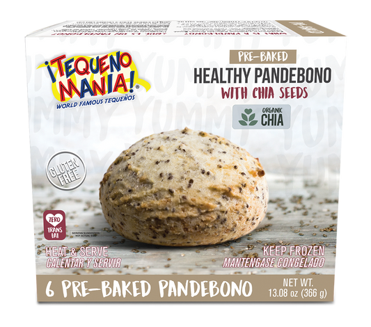 Pan de Bono de Chia/ Tequeño Mania/ 6unidades