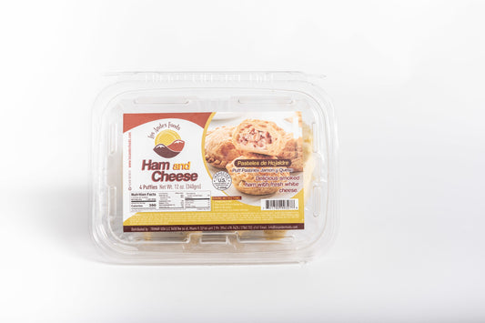 Pastelitos de hojaldre Jamon y queso - 4unidades | Los Andes Foods