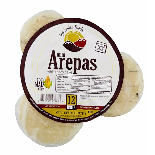 Mini Arepas - 12 Units | Los Andes Foods