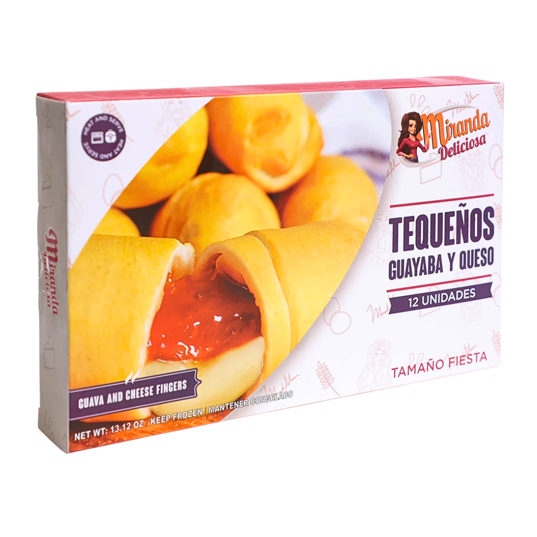Tequeños Precocidos de Queso Crema y Guayaba - 12 Units | Miranda Deliciosa