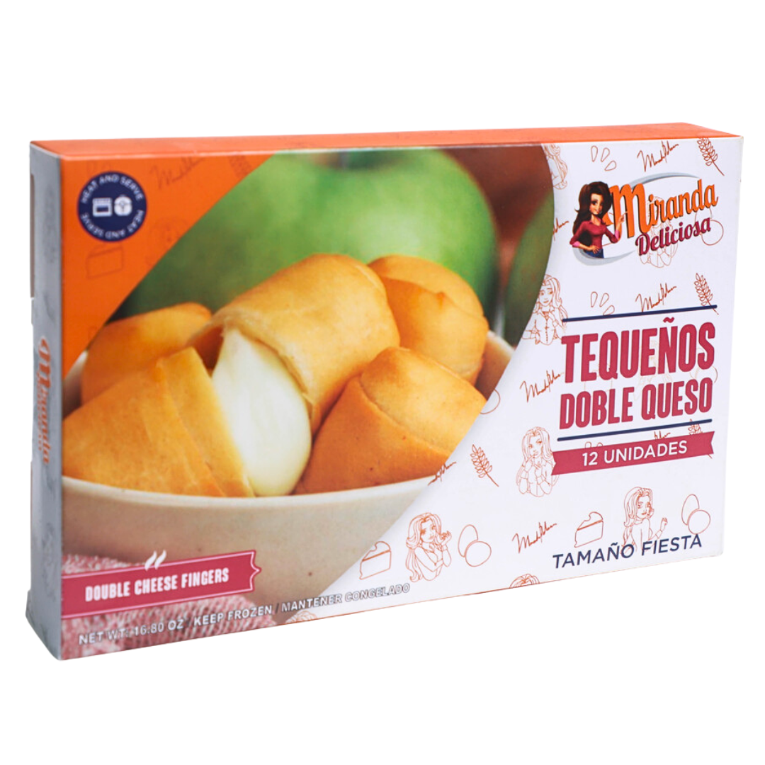 Tequeños de Doble Queso Precocidos - 12 Units | Miranda Deliciosa