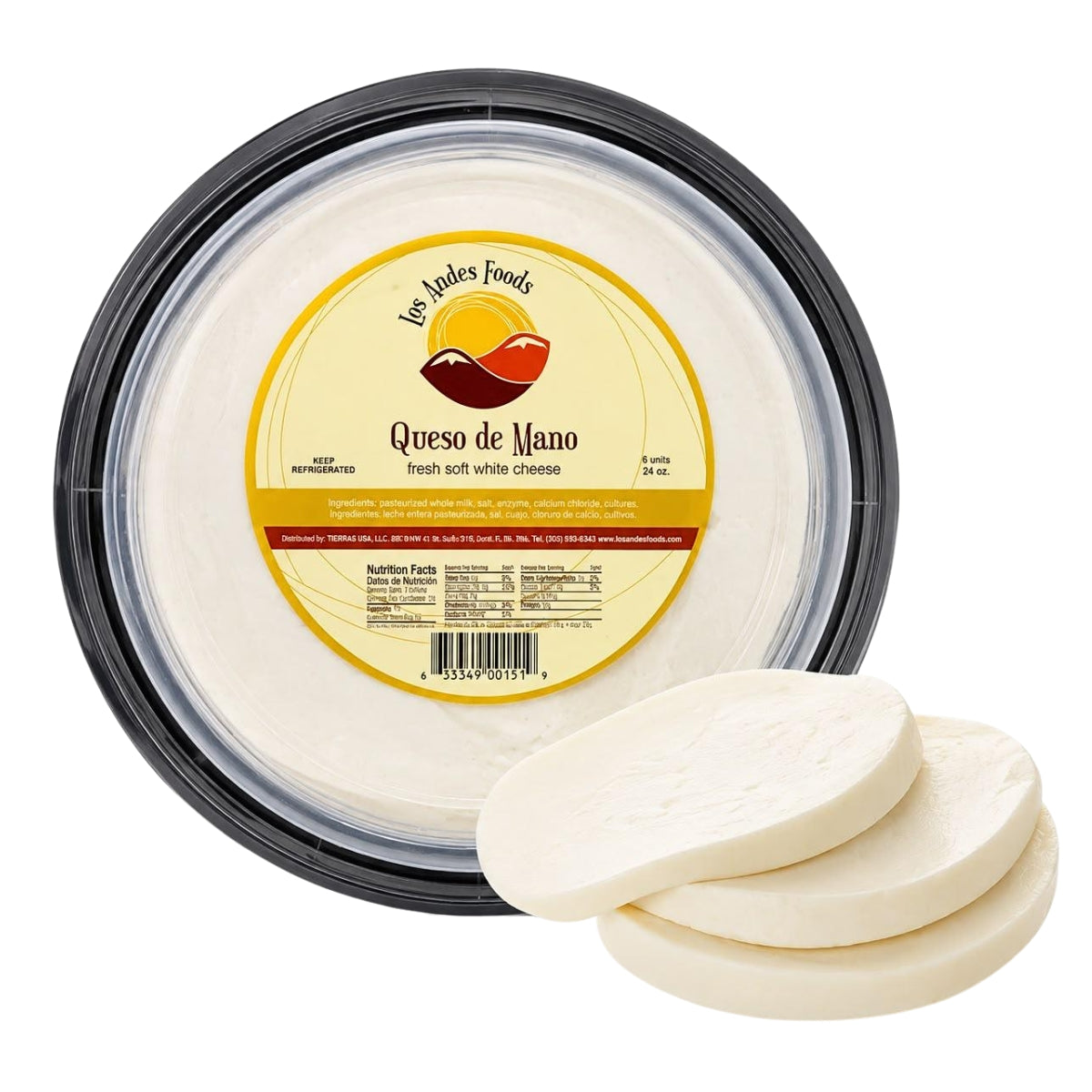 Queso de Mano - 6 units | Los Andes Foods