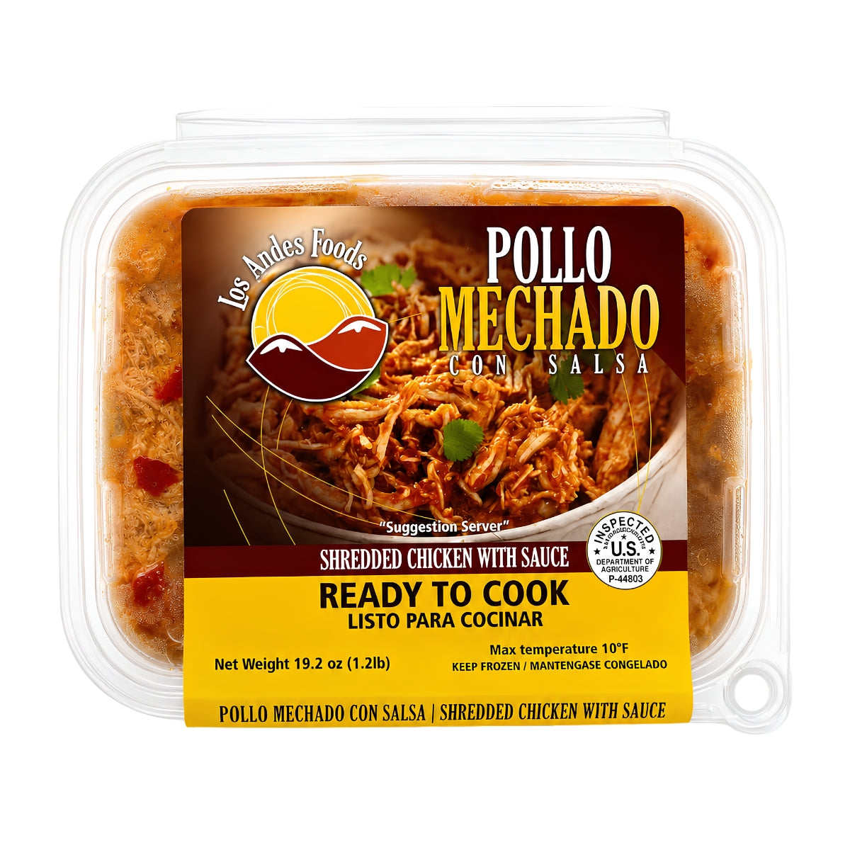 Pollo Mechado con Salsa - 19,2 oz | Los Andes Foods