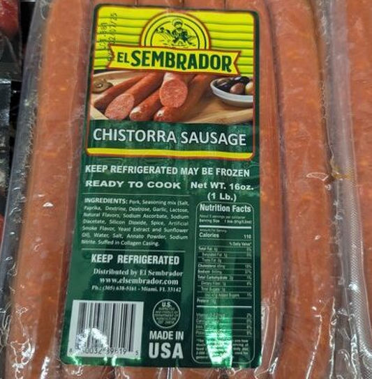 Chistorra Sausage - 16oz | El Sembrador
