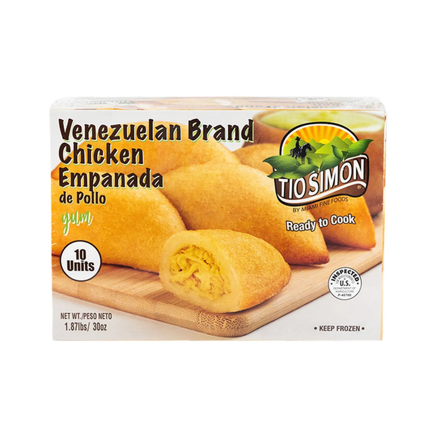 Empanadas de pollo - 10 units | Tio Sol