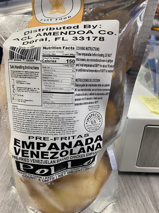 Empanada Venezolana Pollo - 8 units | Amendoa