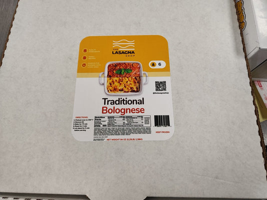 Traditional Bolognese/ the lasagna/ 5.25lb