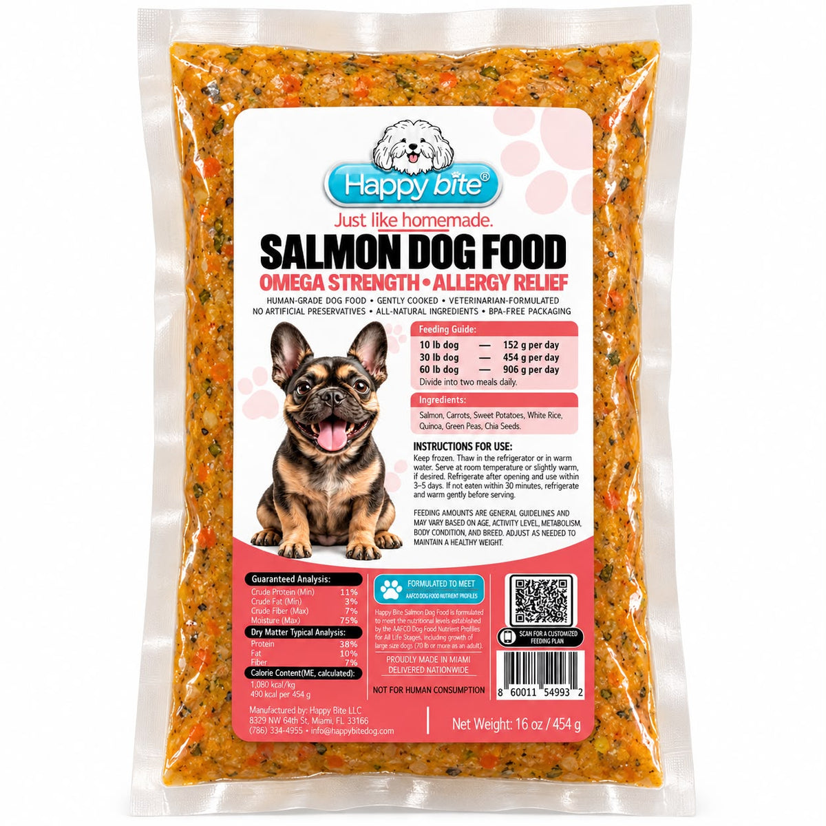 Comida para Perro 454g | Happy Bite