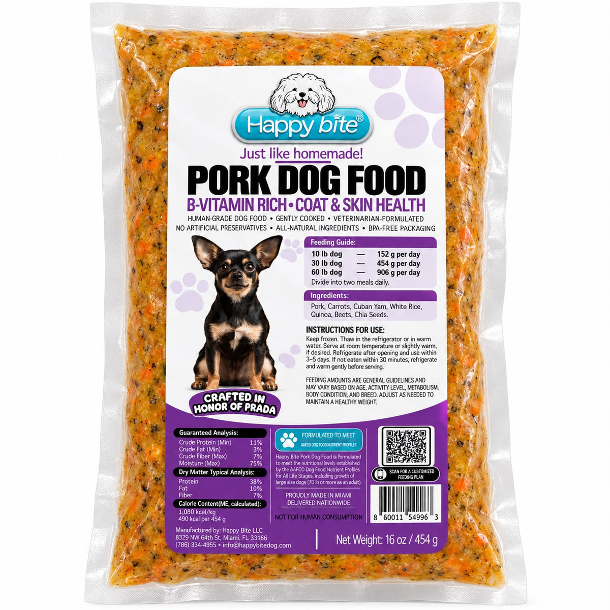 Comida para Perro 454g | Happy Bite